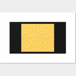 Modern Animal Skin Pattern Giraffe Posters and Art